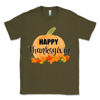 Army Green Happy Thanksgiving Classic Tee - Bettercallsaul