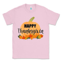 Bubblegum Pink Happy Thanksgiving Classic Tee - Bettercallsaul