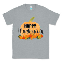 Heather Grey Happy Thanksgiving Classic Tee - Bettercallsaul