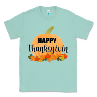 Seafoam Happy Thanksgiving Classic Tee - Bettercallsaul
