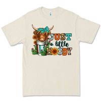 Bone just a little moody coffee cup long haired cow Premium Tee - Jasminsmagicworld