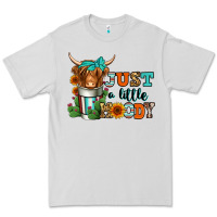 Dove Grey just a little moody coffee cup long haired cow Premium Tee - Jasminsmagicworld