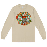 Mushroom pumpkin spice and livin my best life Long Sleeve Tee - CowGirlArtShop