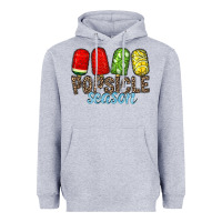 Heather Grey popsicle season Heavyweight Hoodie - RacoonDesign
