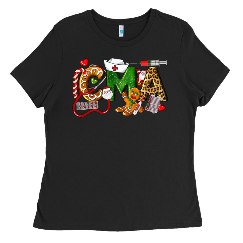 Christmas Cma Certified Medical Assistant Ladies Tee by LillyAllenDesigns | Teevron