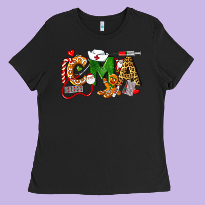 Christmas Cma Certified Medical Assistant Ladies Tee Designed By Lillyallendesigns