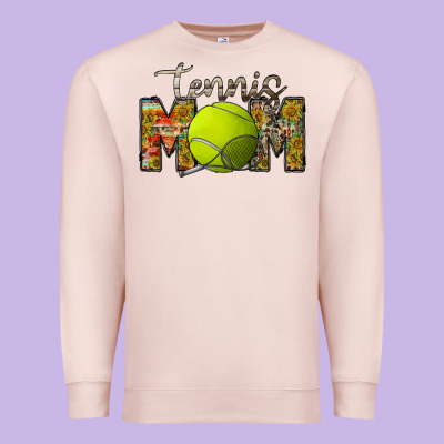 Tennis Mom Premium Sweatshirt Designed By Racoondesign
