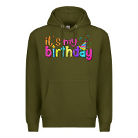 Army Green it's my birthday Premium Hoodie - BundleAndBundleShop