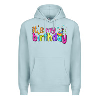 Blue Mist it's my birthday Premium Hoodie - BundleAndBundleShop