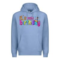 Colony Blue it's my birthday Premium Hoodie - BundleAndBundleShop