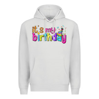 Dove Grey it's my birthday Premium Hoodie - BundleAndBundleShop