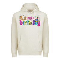Oatmeal Heather it's my birthday Premium Hoodie - BundleAndBundleShop