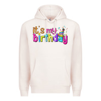 Pale Pink it's my birthday Premium Hoodie - BundleAndBundleShop