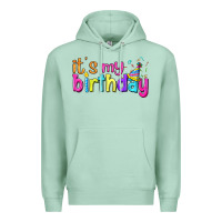 Seafoam it's my birthday Premium Hoodie - BundleAndBundleShop