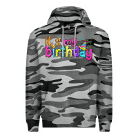 Slate Camo it's my birthday Premium Hoodie - BundleAndBundleShop