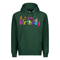 Sports Green it's my birthday Premium Hoodie - BundleAndBundleShop