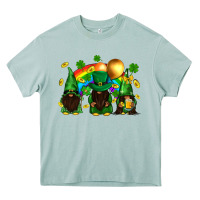 Arona St. Patrick's afro gnomies with rainbow Heavy Core Tee - BundleAndBundleShop