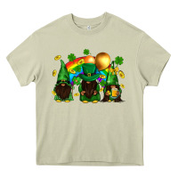Mossy St. Patrick's afro gnomies with rainbow Heavy Core Tee - BundleAndBundleShop