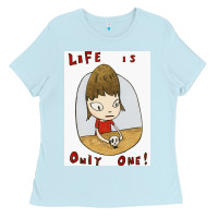 Baby Blue life is only one Ladies Tee - lanVoArt