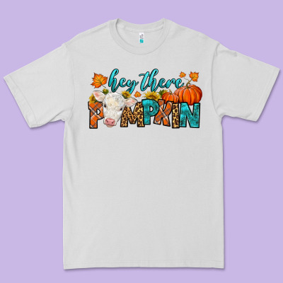Western Hey There Pumpkin Premium Tee Designed By Lillyallendesigns