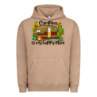 Pigment Burro camping is my happy place caravan Urban Hoodie - BarkalooDesign