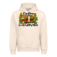Sandshell camping is my happy place caravan Urban Hoodie - BarkalooDesign