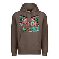 Coffee resting nurse face Premium Hoodie - RanaPortraitStore