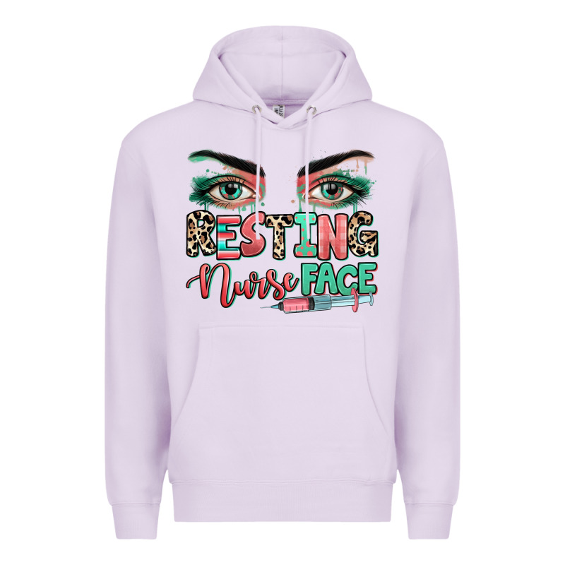 Resting Nurse Face Premium Hoodie by RanaPortraitStore | Teevron