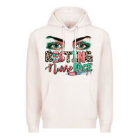Pale Pink resting nurse face Premium Hoodie - RanaPortraitStore