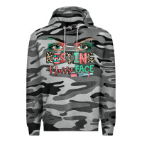 Slate Camo resting nurse face Premium Hoodie - RanaPortraitStore