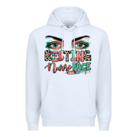White resting nurse face Premium Hoodie - RanaPortraitStore