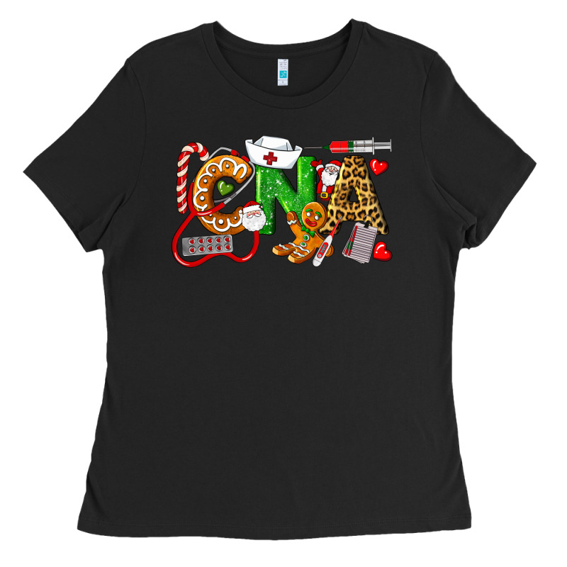 Christmas Cna Certified Nursing Assistant Ladies Tee by LillyAllenDesigns | Teevron