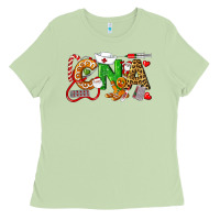 Matcha Christmas CNA Certified Nursing Assistant Ladies Tee - LillyAllenDesigns