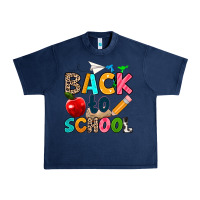 Navy back to school Urban Heavy Tee - texasbilliewilder