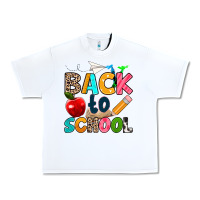 White back to school Urban Heavy Tee - texasbilliewilder