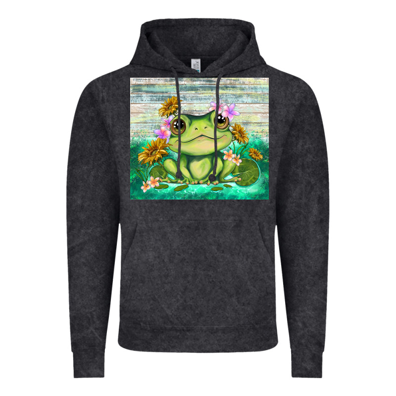 Frog With Sunflower Vintage Hoodie by TumblerDesignByShophia | Teevron