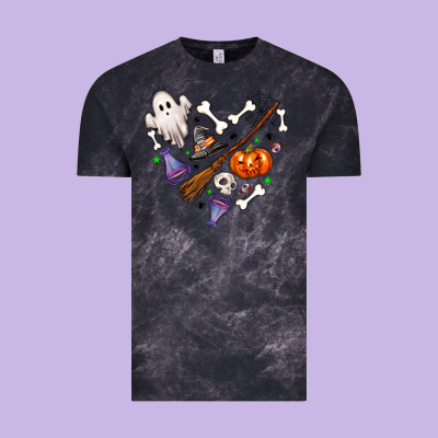 Love Halloween Vintage Tee Designed By Nancycooperartshop
