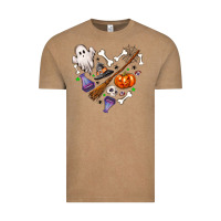 Vintage Coffee Love Halloween Vintage Tee - NancyCooperArtShop