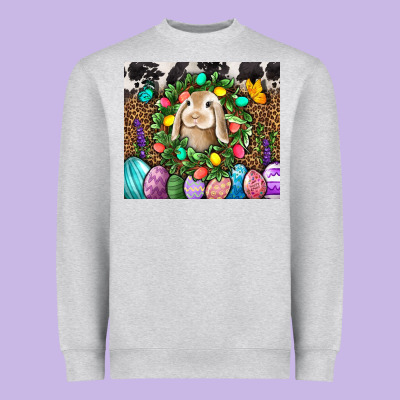 Easter Bunny Tumbler Heavyweight Sweatshirt Designed By Bundleandbundleshop