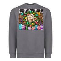 Storm Easter Bunny Tumbler Heavyweight Sweatshirt - BundleAndBundleShop
