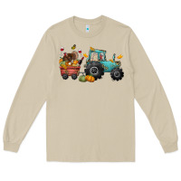 Mushroom thanksgiving tractor Long Sleeve Tee - CowGirlArtShop