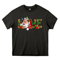 Asphalt Love And Santa With Gift Boxes Heavy Core Tee - BundleAndBundleShop