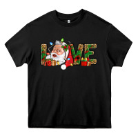 Black Love And Santa With Gift Boxes Heavy Core Tee - BundleAndBundleShop