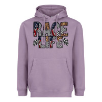 Lavender race life Heavyweight Hoodie - RacoonDesign