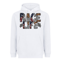 White race life Heavyweight Hoodie - RacoonDesign