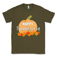 Army Green Happy Thanksgiving Classic Tee - Bettercallsaul