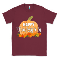 Burgundy Happy Thanksgiving Classic Tee - Bettercallsaul