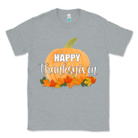 Heather Grey Happy Thanksgiving Classic Tee - Bettercallsaul