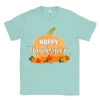 Seafoam Happy Thanksgiving Classic Tee - Bettercallsaul