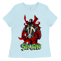 Baby Blue spawn Ladies Tee - lanVoArt